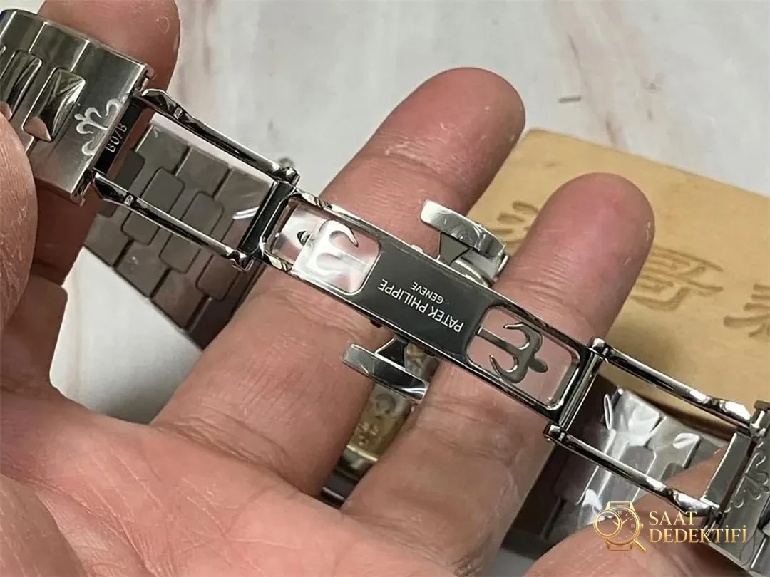 OME Factory Patek Philippe 5712 Nautilus tam modifiyeli, tek seferde bitmiş üst düzey versiyon - Bilezik Bakla Ayrımı ve Pim Yapısı