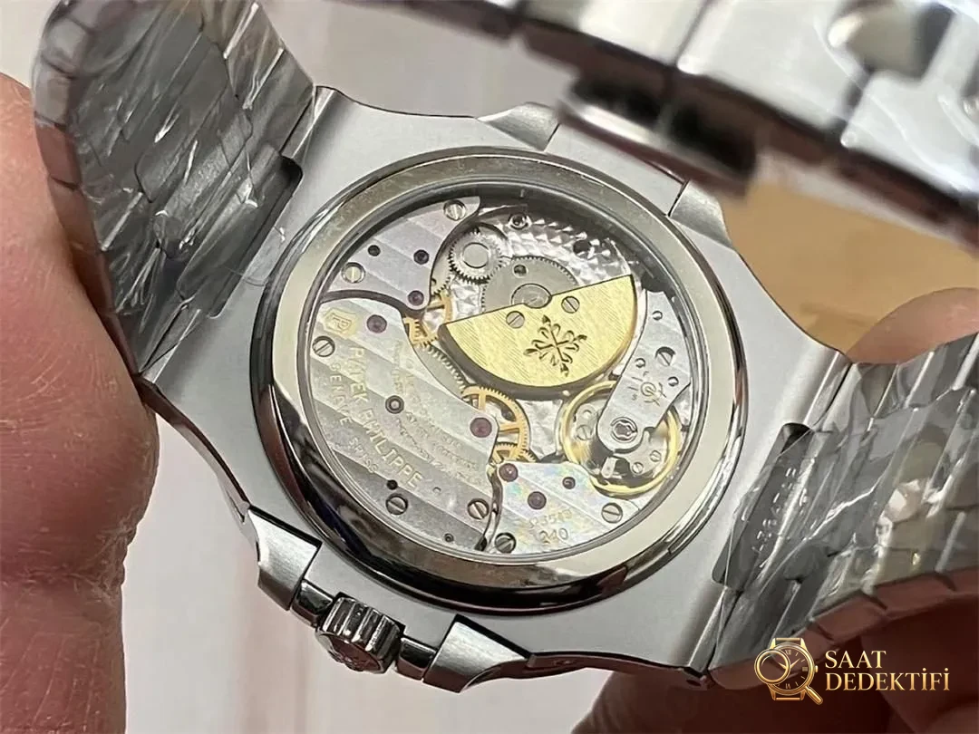 OME Factory Patek Philippe 5712 Nautilus tam modifiyeli, tek seferde bitmiş üst düzey versiyon - Toka İçi Mikro Ayar Mekanizması