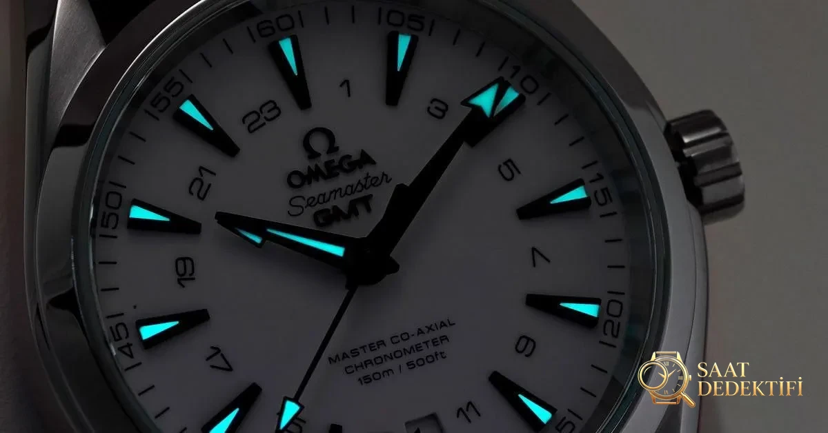 Omega Aqua Terra 150m GMT Kadran Luminescent