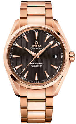 Omega AquaTerra Master Co Axial Chronometer Roze Altın