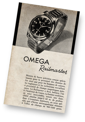 1957 Yılından Orijinal Omega Railmaster