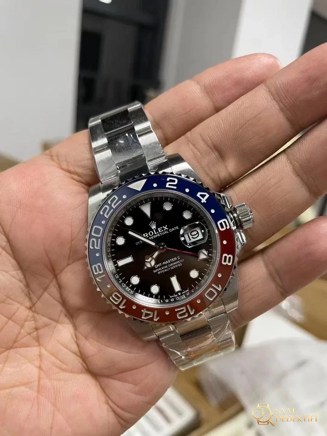 Ön Tanıtım: Clean Rolex GMT Cola bezel - kırmızı-mavi bezel - mavi-siyah bezelde renk farkı var mı? - Klips Kilidi ve Lazer Damgalar