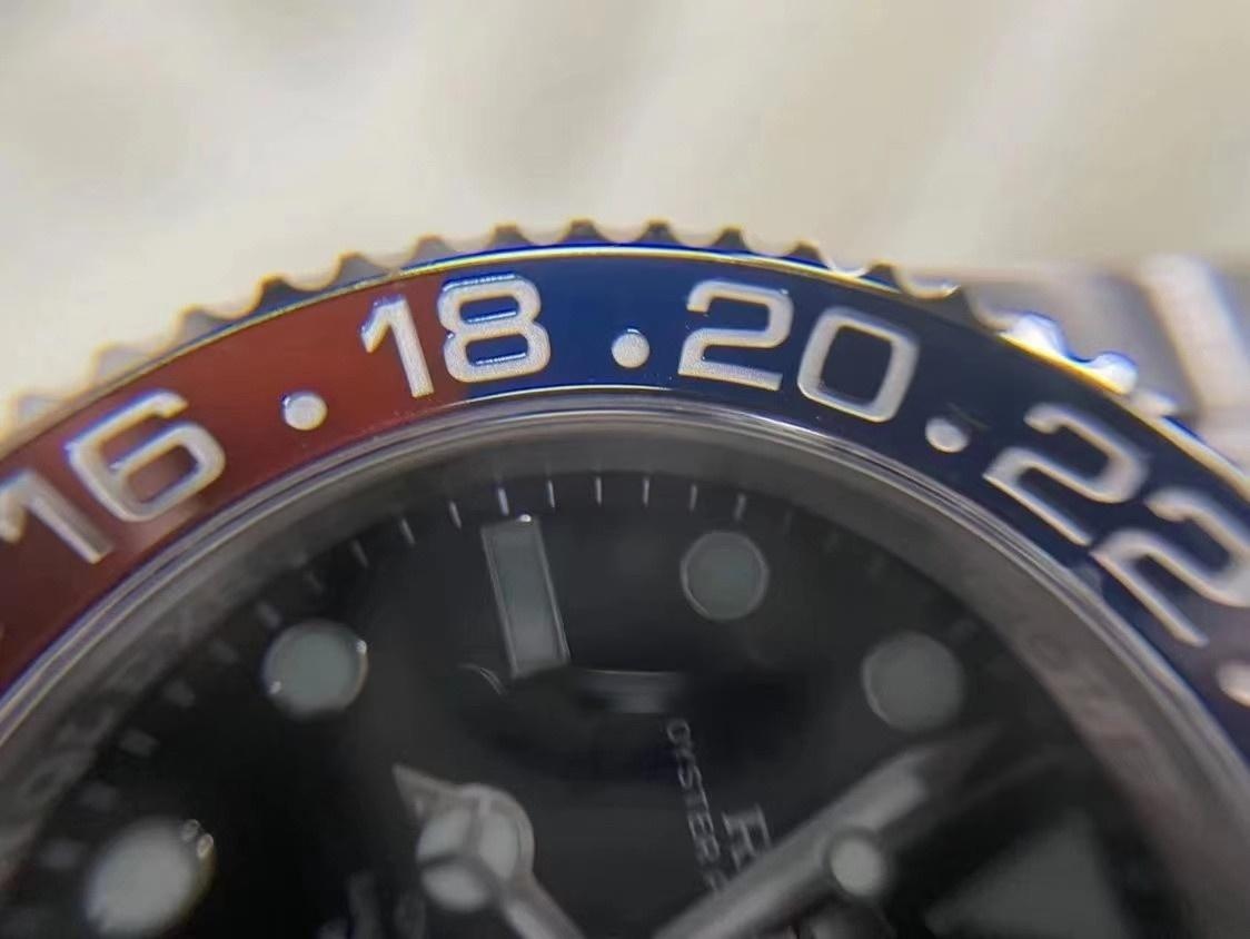 Ön Tanıtım: Clean Rolex GMT Cola bezel - kırmızı-mavi bezel - mavi-siyah bezelde renk farkı var mı? — 11. fotoğraf
