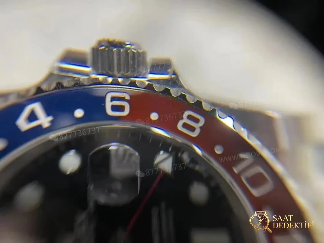 Ön Tanıtım: Clean Rolex GMT Cola bezel - kırmızı-mavi bezel - mavi-siyah bezelde renk farkı var mı? - Genel Açı ve Estetik Duruş