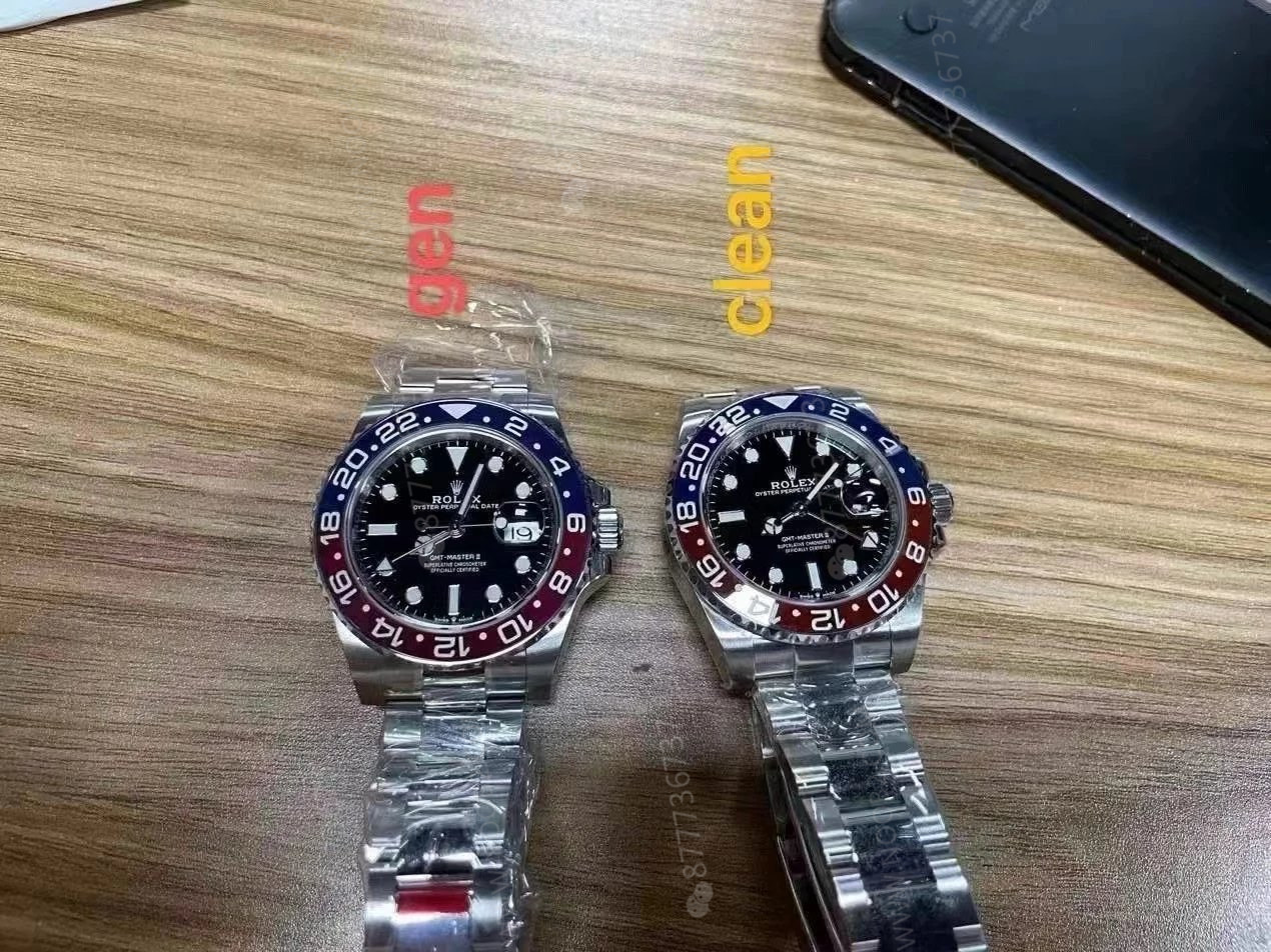 Ön Tanıtım: Clean Rolex GMT Cola bezel - kırmızı-mavi bezel - mavi-siyah bezelde renk farkı var mı? — 13. fotoğraf
