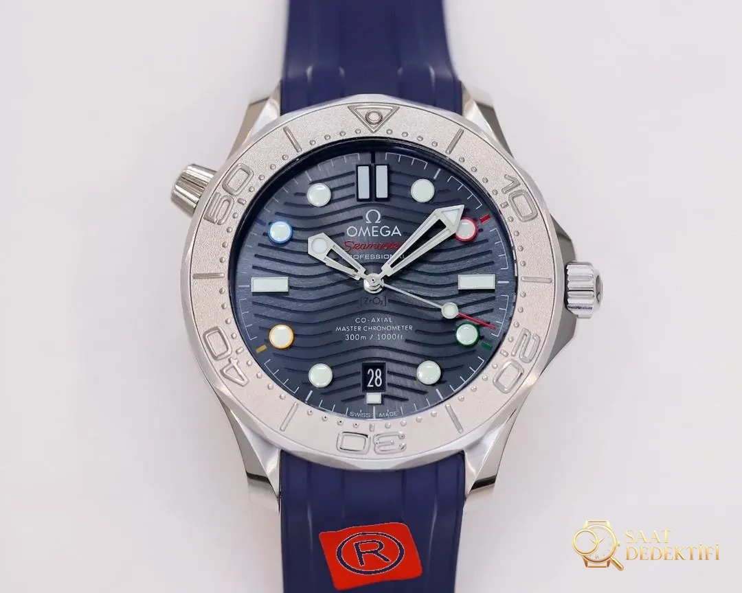 OR Factory Omega Seamaster 300 Beijing 2022 Kış Olimpiyatları Özel Serisi İncelemesi - Kadran Detayı ve Bezel İşçiliği