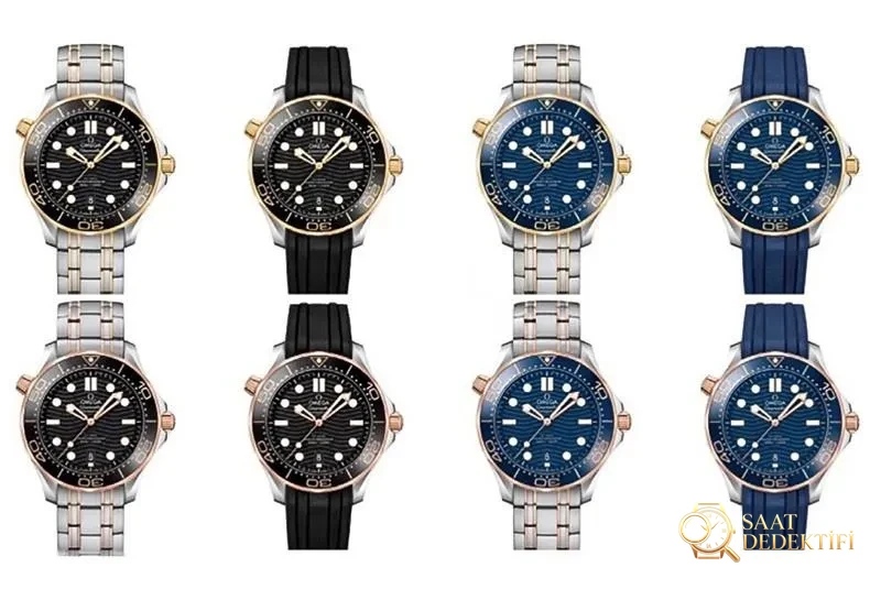 OR Factory Omega Seamaster 300M Modelleri Toplu Bakış - Kadran Detayı ve Bezel İşçiliği