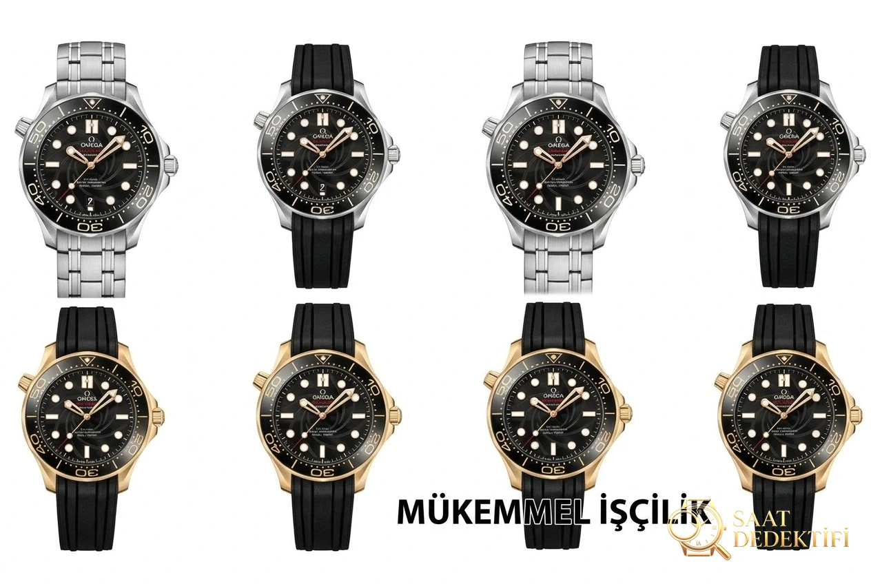 OR Factory Omega Seamaster 300M Modelleri Toplu Bakış - Kasa Profili ve Kurma Kolu İncelemesi
