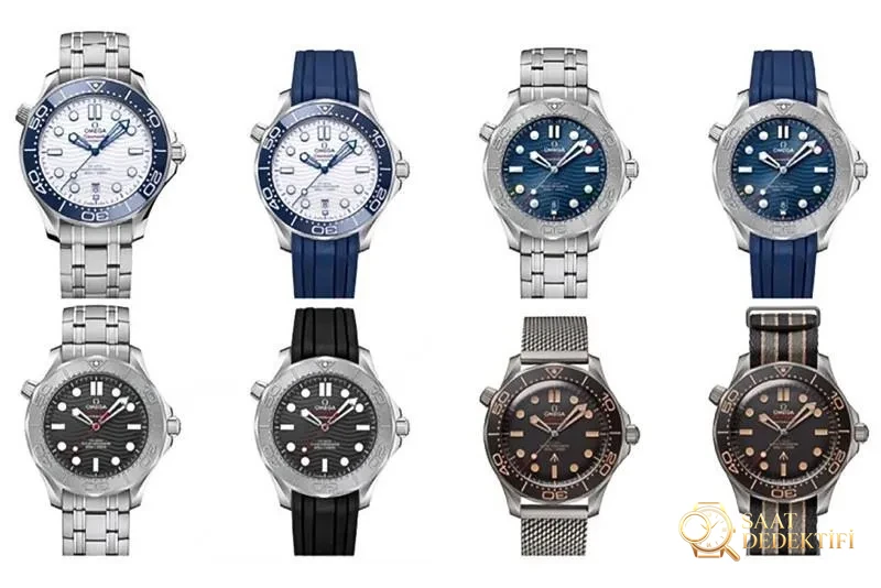 OR Factory Omega Seamaster 300M Modelleri Toplu Bakış - Arka Kapak ve Mekanizma Detayı