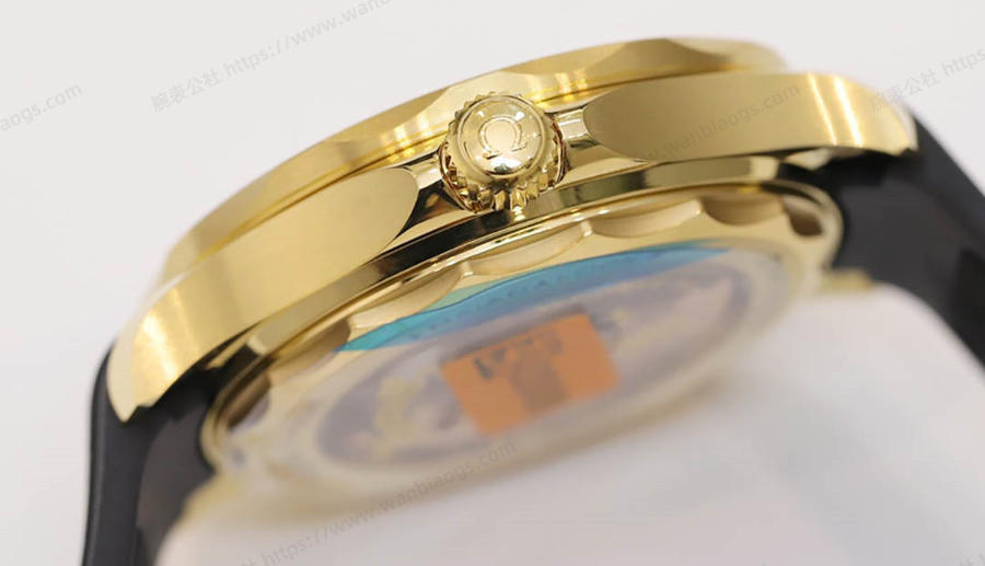 OR Factory Omega Seamaster serisi altın versiyon Queen's Messenger saat incelemesi — 5. fotoğraf