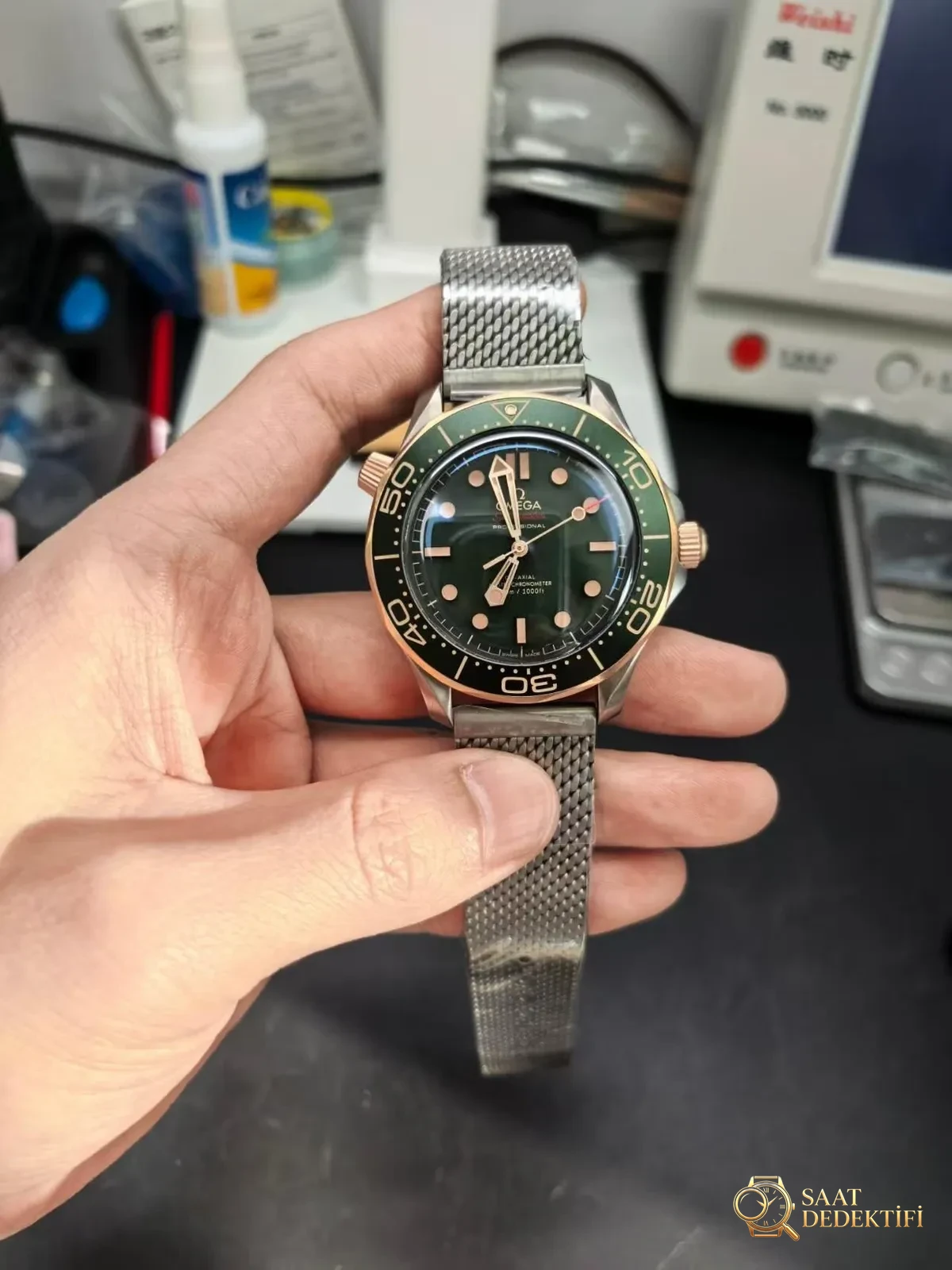 OR Factory Seamaster Bronze Gold Green - Bilekte Duruş ve Kasa Orantısı