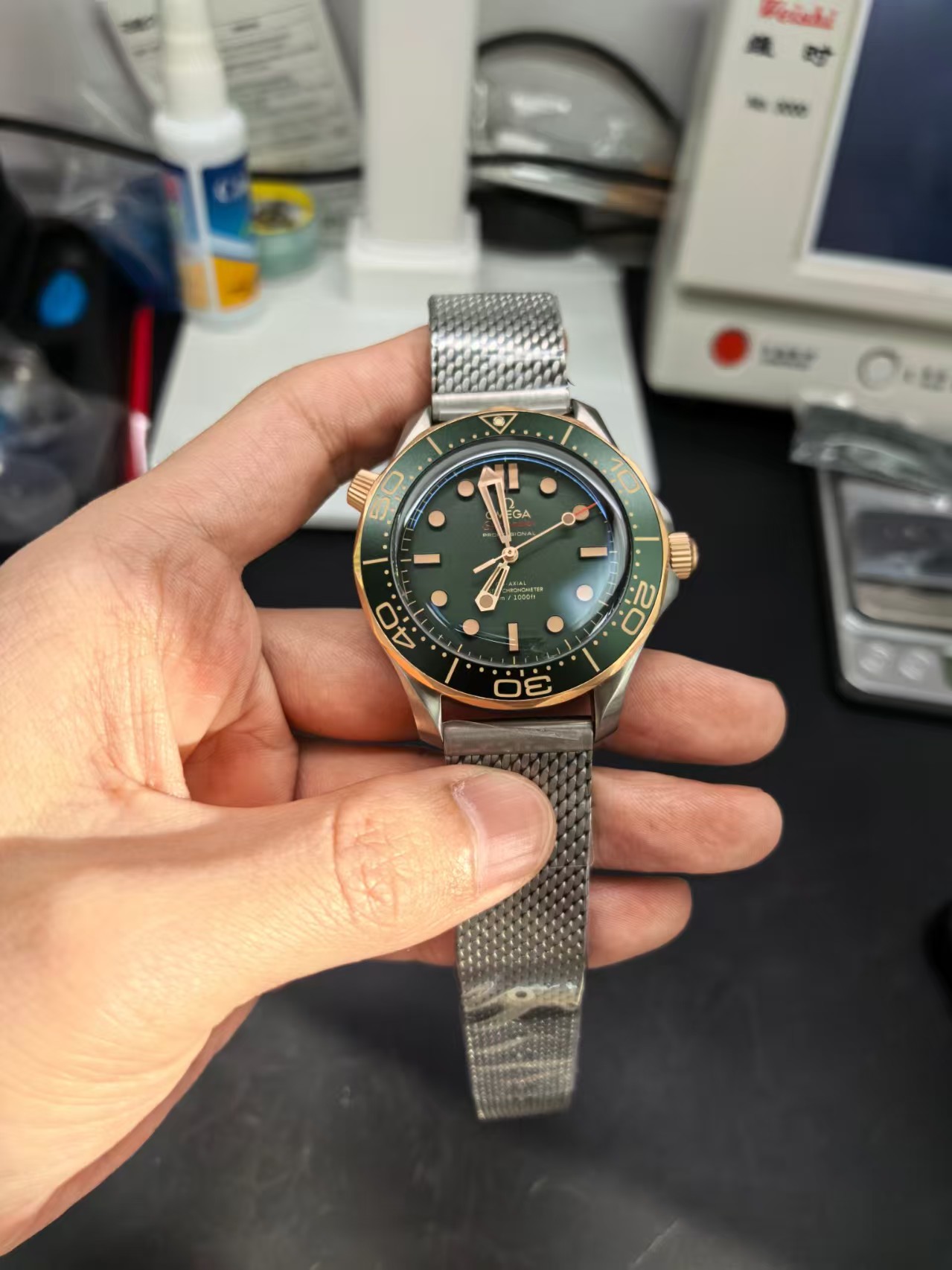 OR Factory Seamaster Bronze Gold Green — 9. fotoğraf
