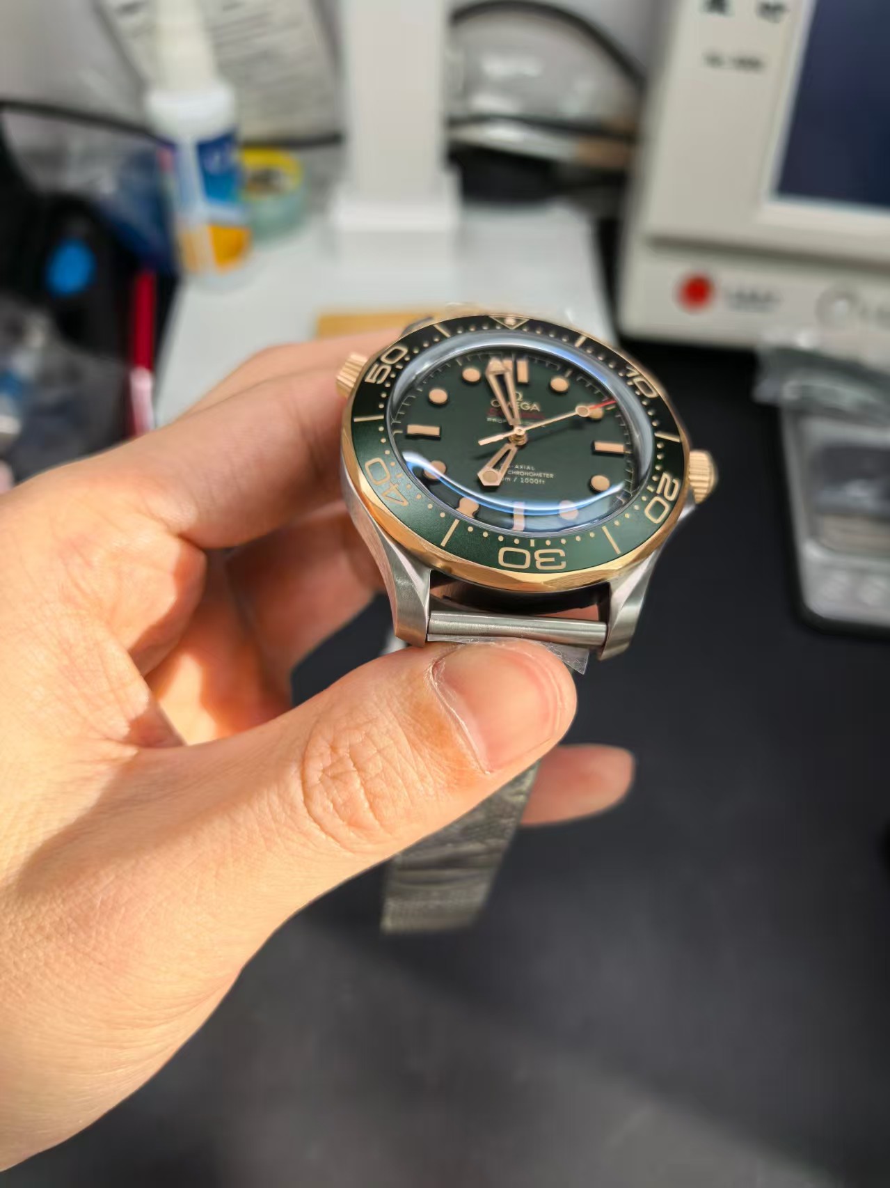 OR Factory Seamaster Bronze Gold Green — 10. fotoğraf