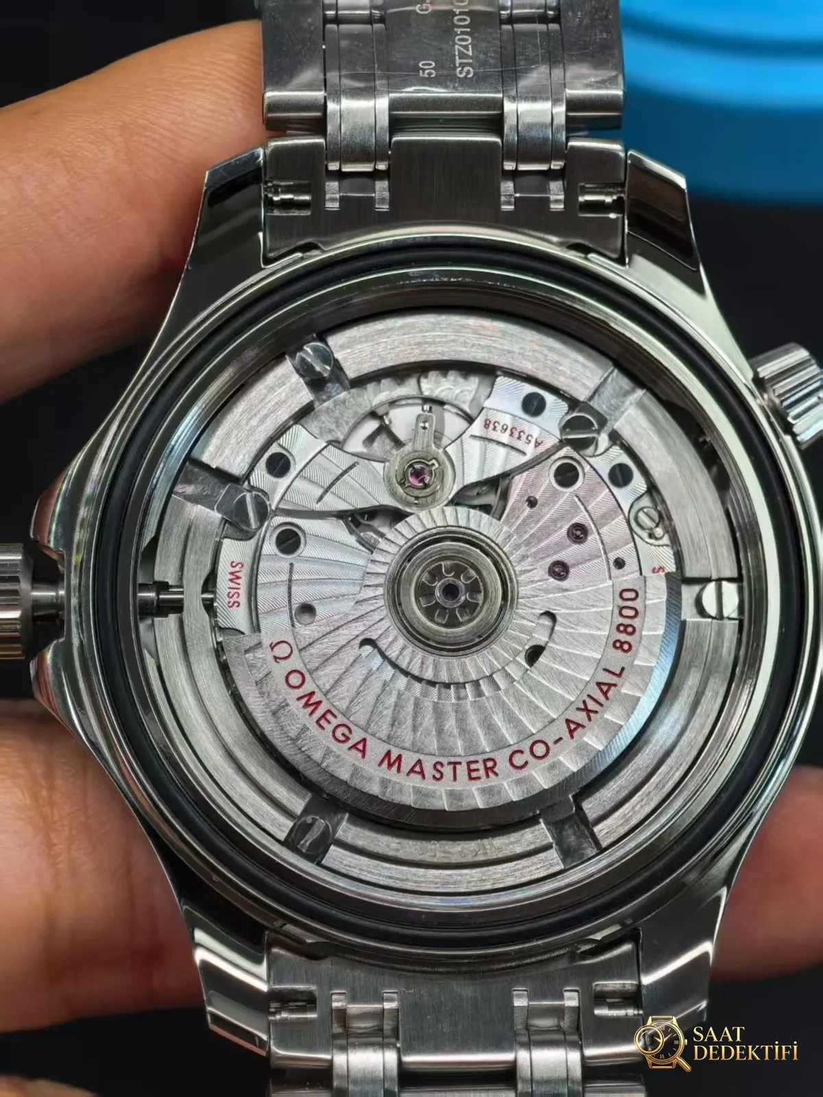 OR Factory Seamaster Free-Sprung 8806 - Arka Kapak ve Mekanizma Detayı