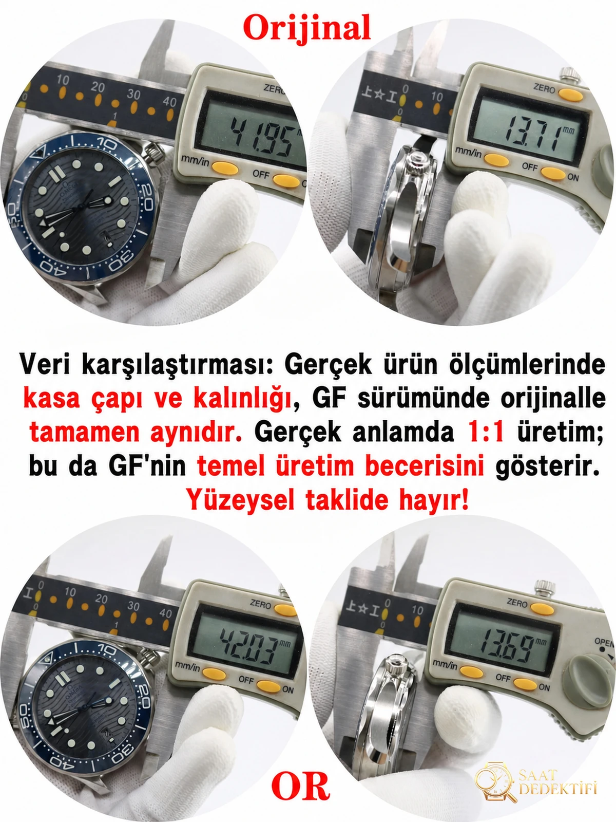 OR Factory yeni Seamaster 300 replika, orijinalle karşılaştırıldığında hangi açıklar ortaya çıkıyor? - Kasa Profili ve Kurma Kolu İncelemesi