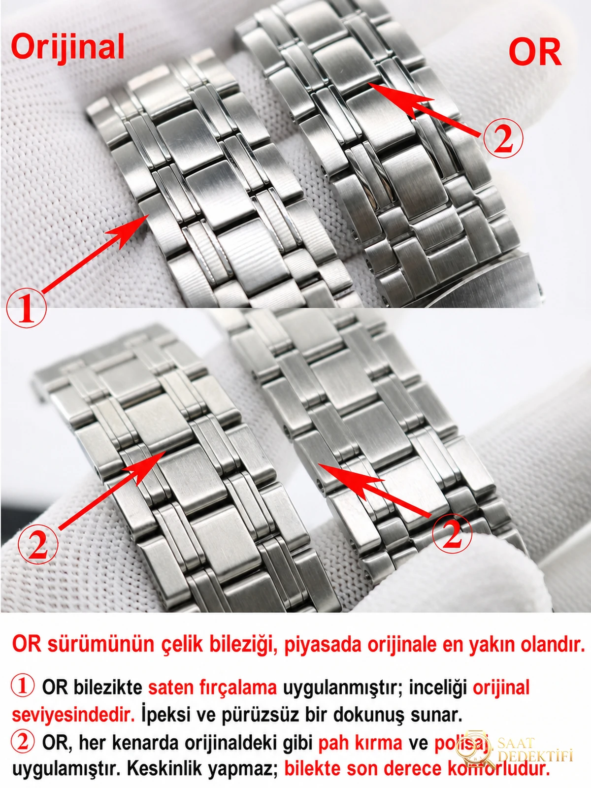 OR Factory yeni Seamaster 300 replika, orijinalle karşılaştırıldığında hangi açıklar ortaya çıkıyor? - Klips Kilidi ve Lazer Damgalar