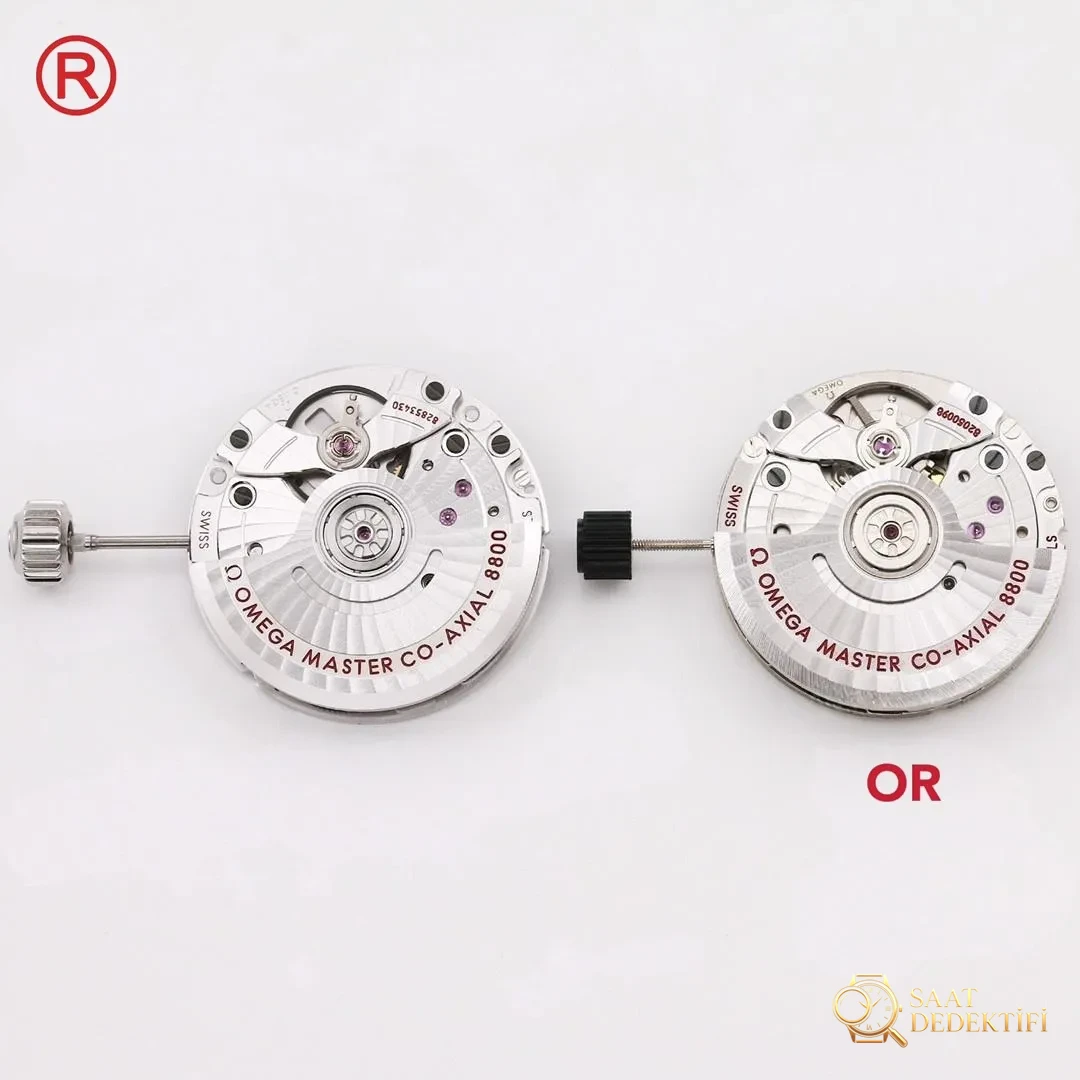 ¿O qué fábrica? ¿Cómo se evalúa el movimiento integrado OR Factory Omega Seamaster 300M 8800? - Marcar manecillas y segundos en funcionamiento
