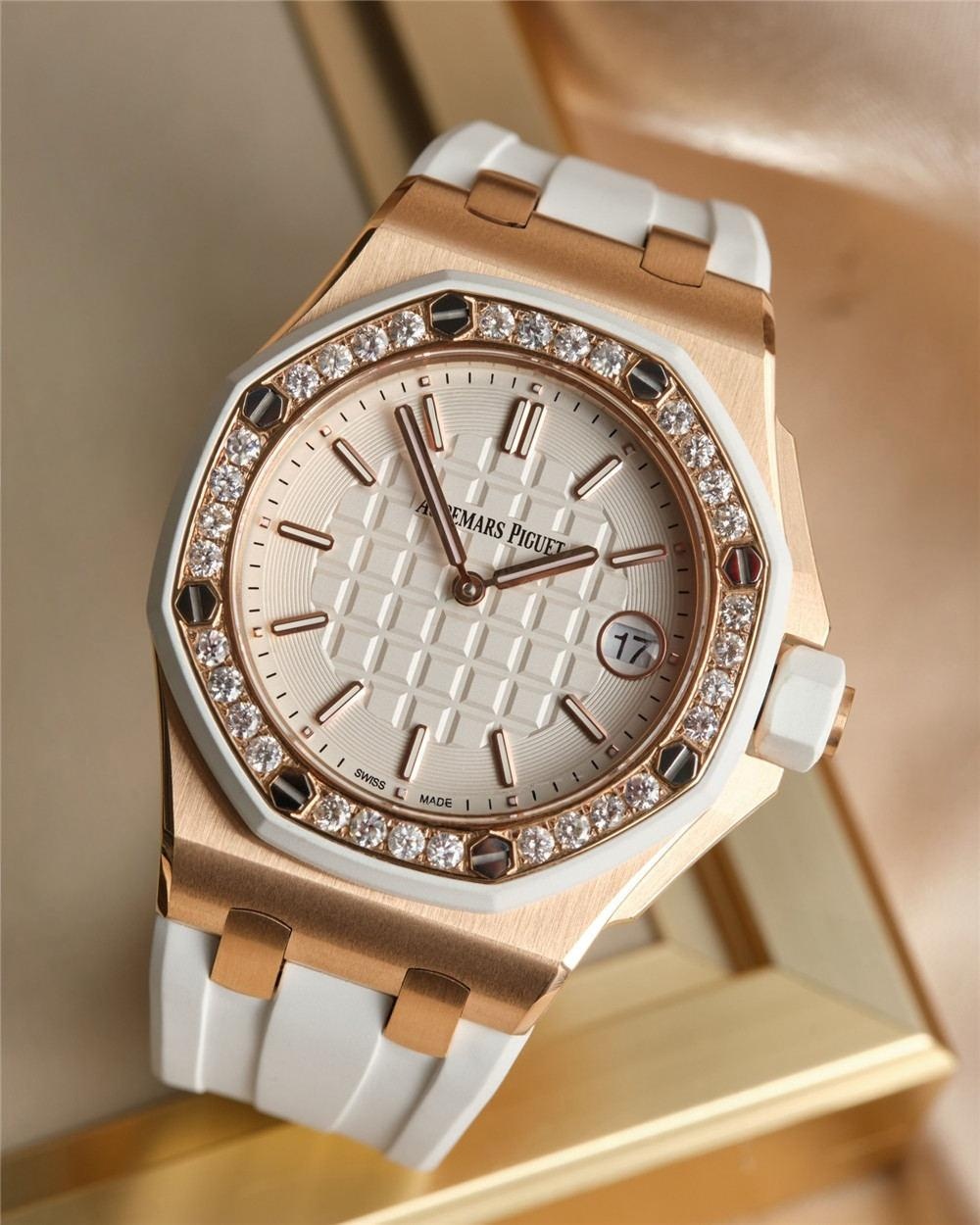 orijinal kalıp fabrikası Audemars Piguet Royal Oak 67540 kadın saatinin kalitesi iyi mi? — 7. fotoğraf