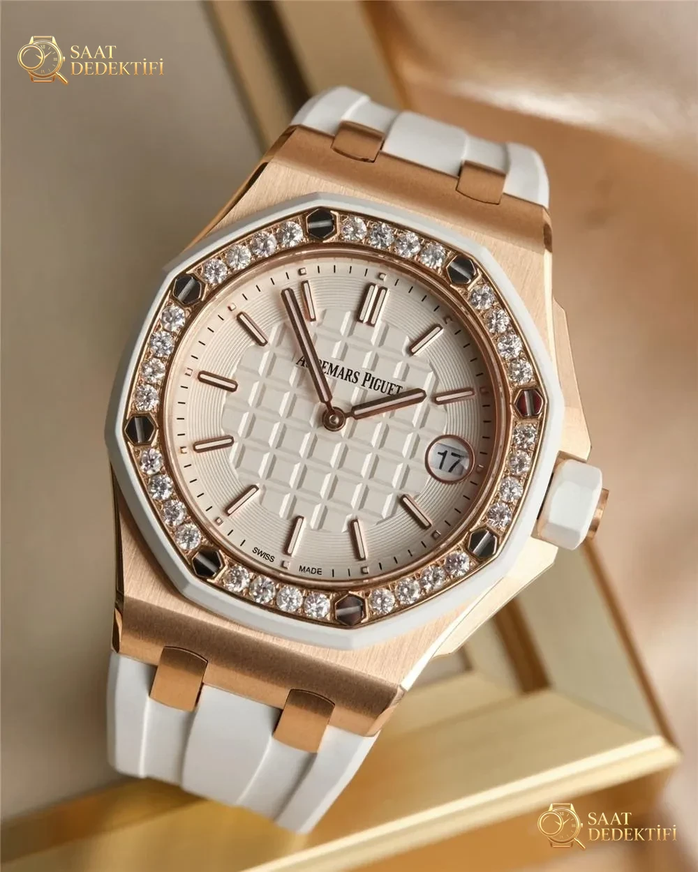 fabbrica di stampi originale La qualità dell'orologio da donna Audemars Piguet Royal Oak 67540 è buona? - Blocco clip e timbri laser