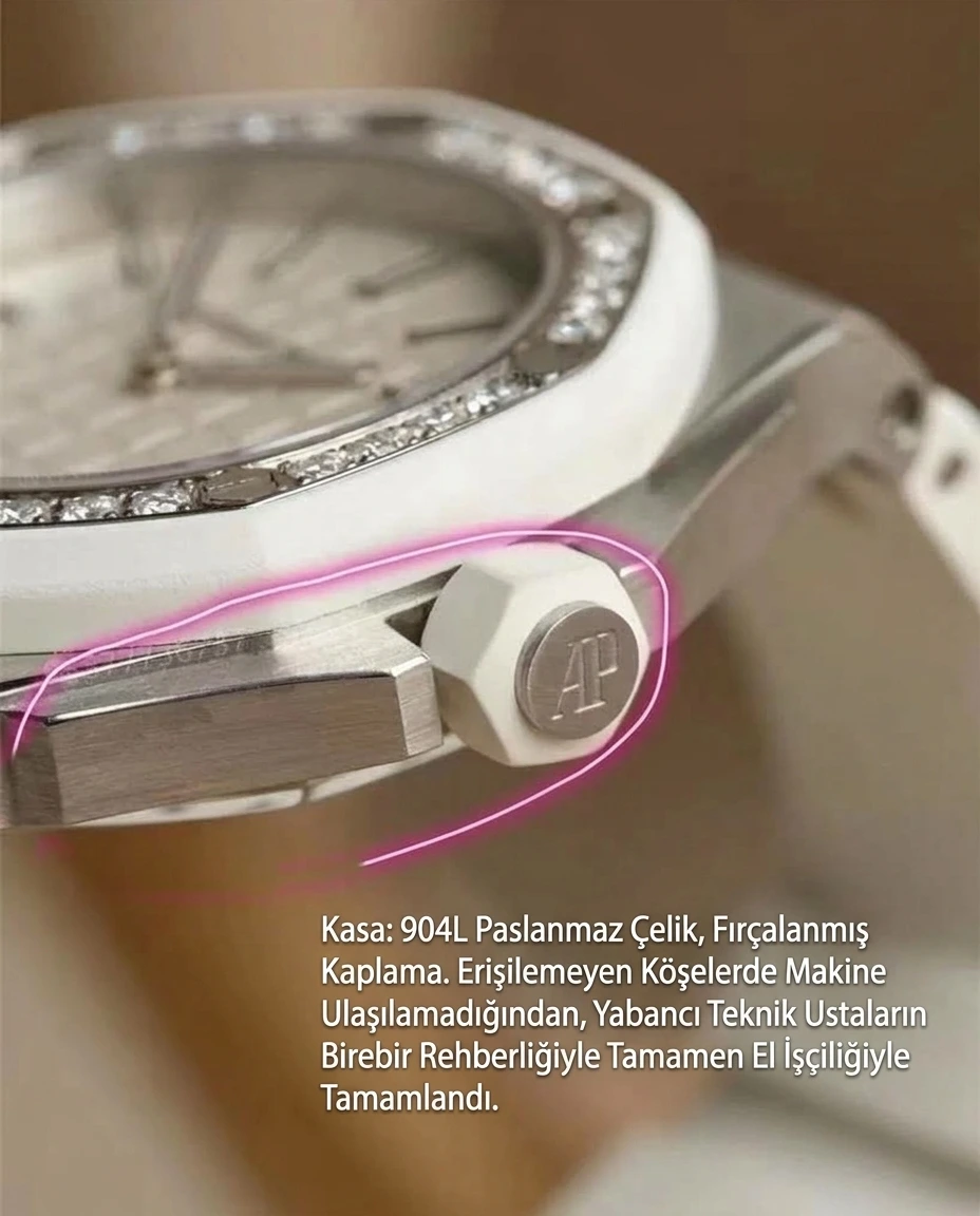 fabbrica di stampi originale La qualità dell'orologio da donna Audemars Piguet Royal Oak 67540 è buona? - Visualizzazione notturna al fosforo e Super-LumiNova