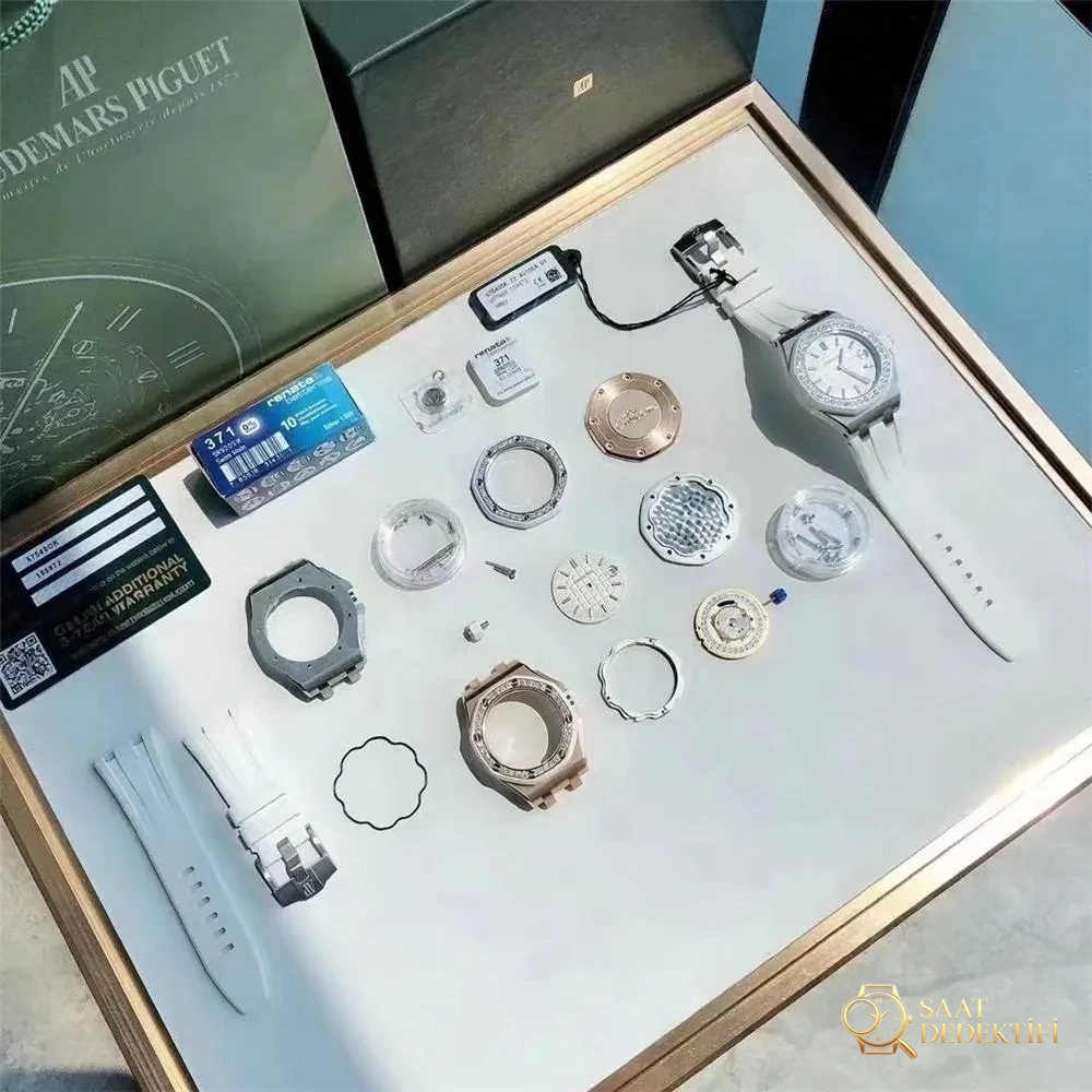 fabbrica di stampi originale La qualità dell'orologio da donna Audemars Piguet Royal Oak 67540 è buona? - Quadrante lancette e secondi in esecuzione