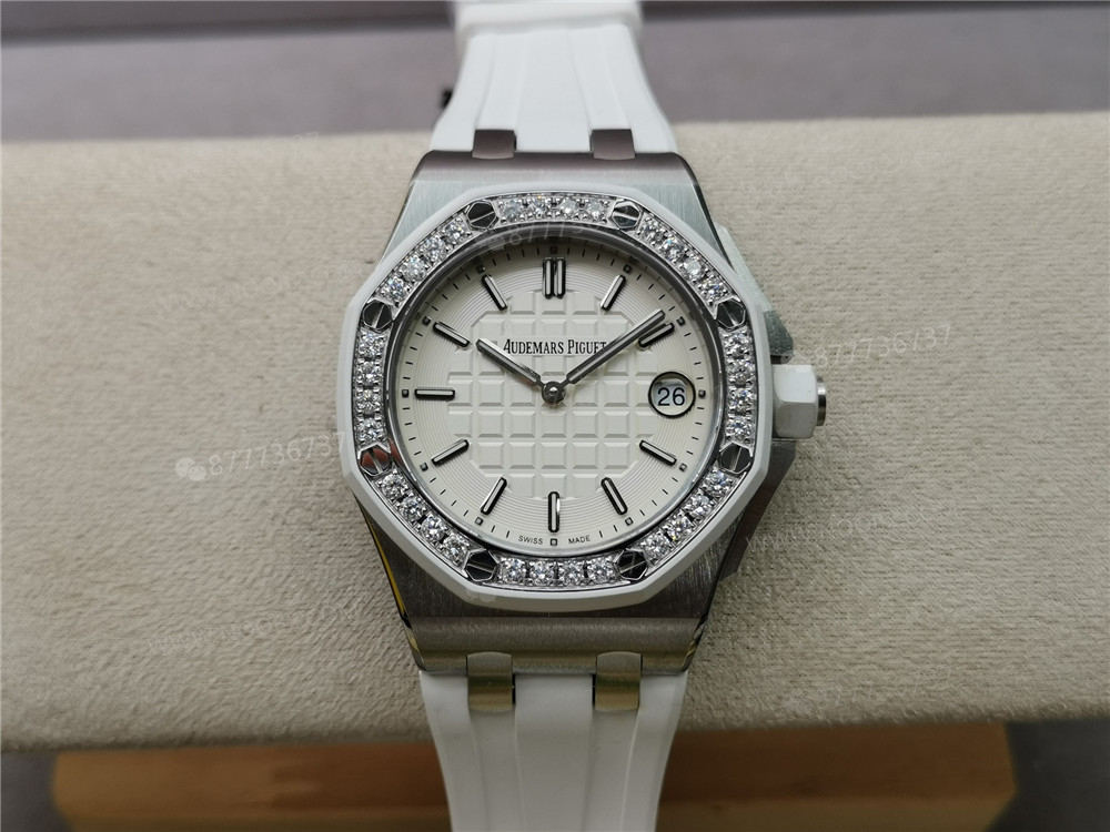orijinal kalıp fabrikası Audemars Piguet Royal Oak 67540 kadın saatinin kalitesi iyi mi? — 18. fotoğraf