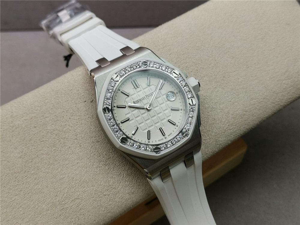 orijinal kalıp fabrikası Audemars Piguet Royal Oak 67540 kadın saatinin kalitesi iyi mi? — 20. fotoğraf