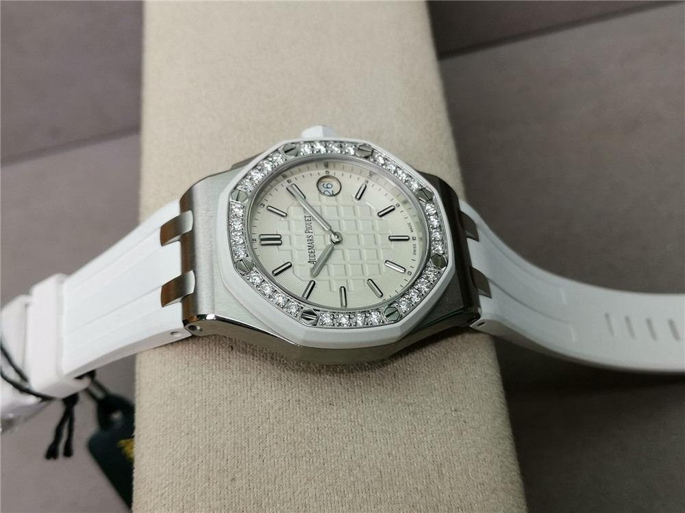 orijinal kalıp fabrikası Audemars Piguet Royal Oak 67540 kadın saatinin kalitesi iyi mi? — 22. fotoğraf
