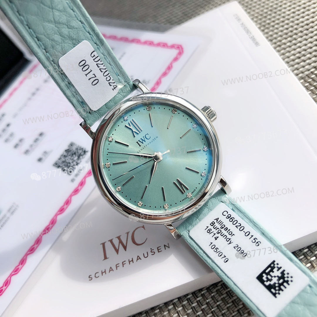 orijinal kalıp Fabrikası Replika IWC IW357416 Portofino Eileen Gu İmza Modeli Kadın Saati — 2. fotoğraf
