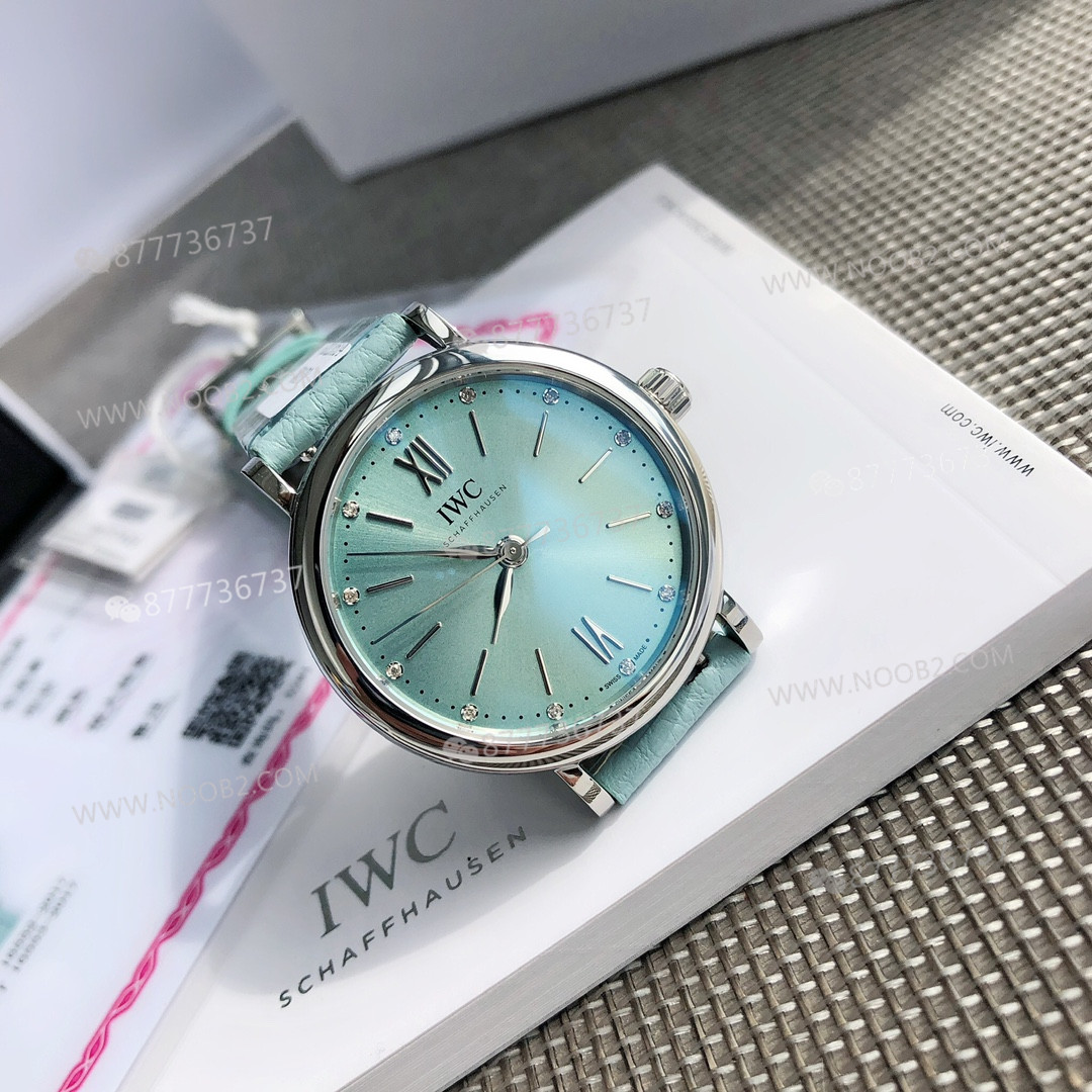 orijinal kalıp Fabrikası Replika IWC IW357416 Portofino Eileen Gu İmza Modeli Kadın Saati — 3. fotoğraf