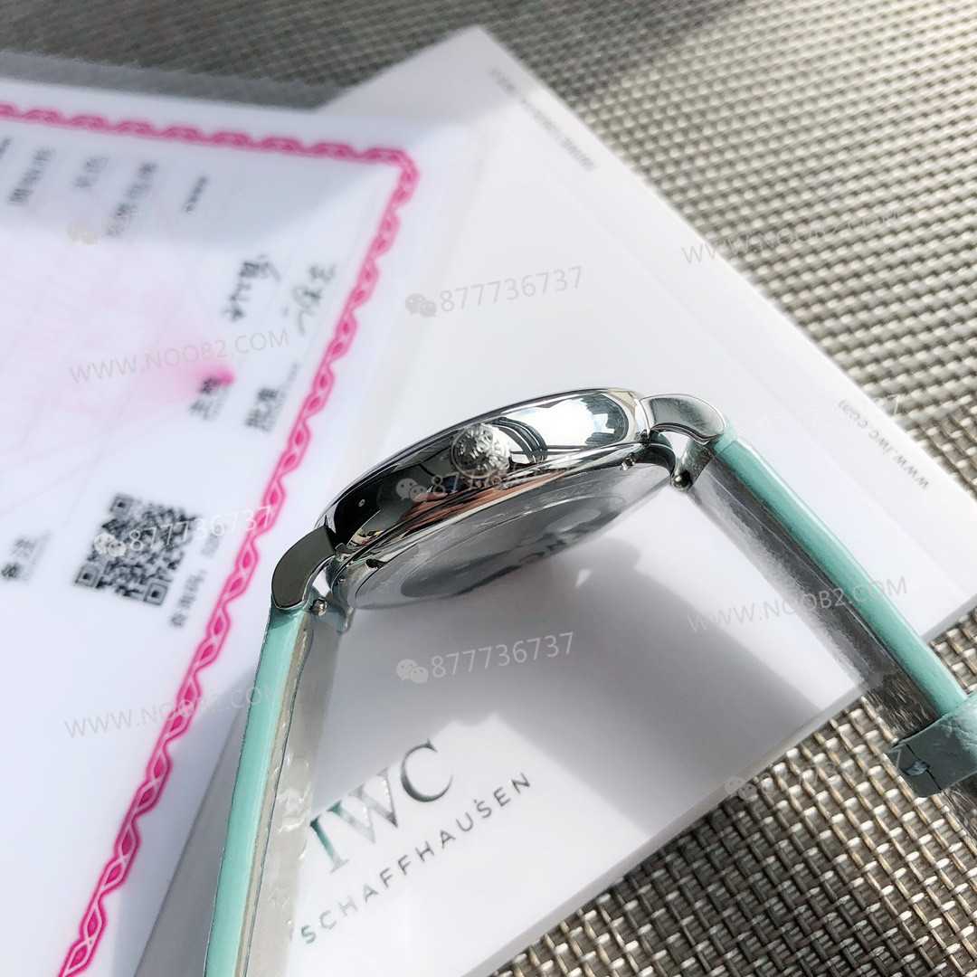 orijinal kalıp Fabrikası Replika IWC IW357416 Portofino Eileen Gu İmza Modeli Kadın Saati — 6. fotoğraf