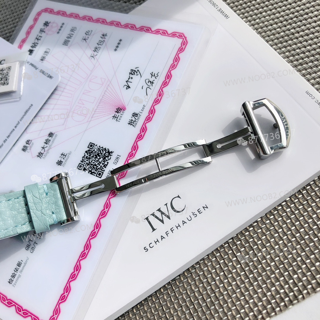 orijinal kalıp Fabrikası Replika IWC IW357416 Portofino Eileen Gu İmza Modeli Kadın Saati — 8. fotoğraf