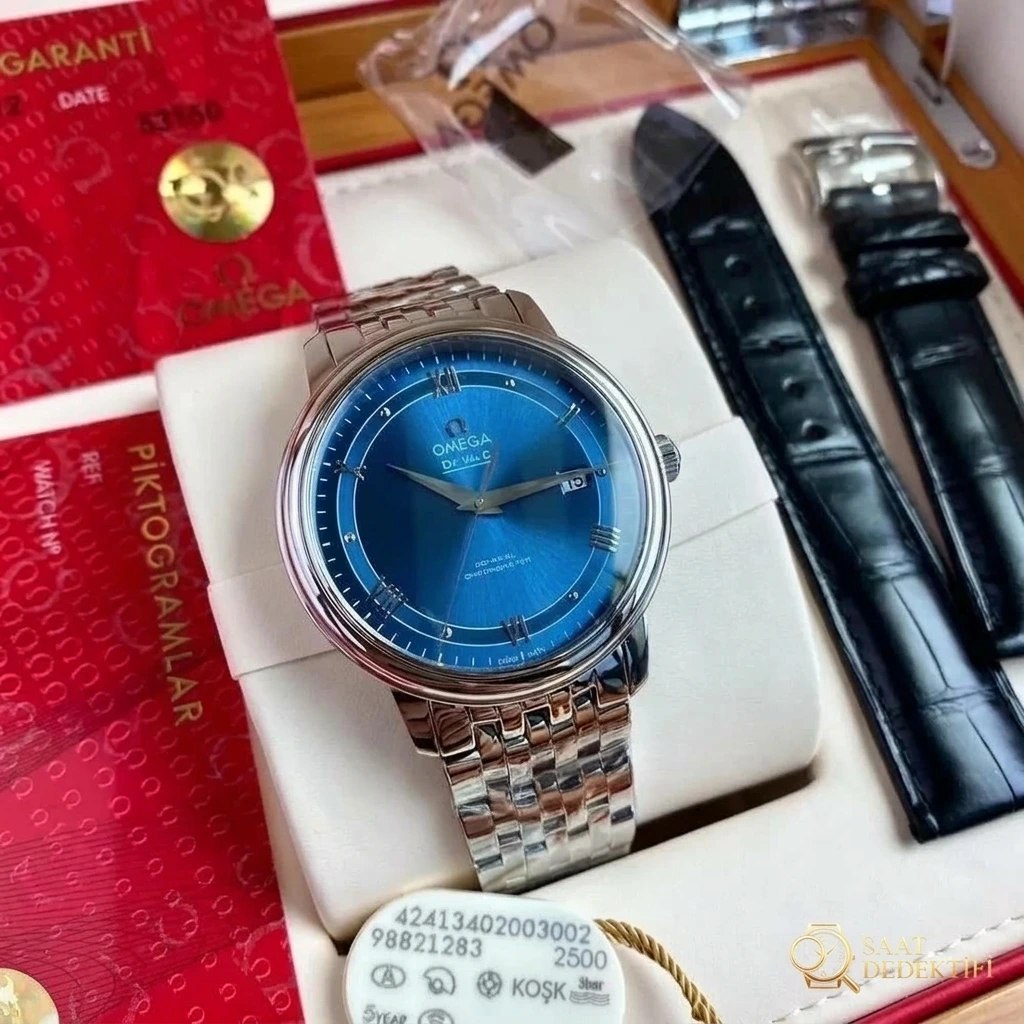 Moule original série Omega De Ville, ensemble complet, grand coffret cadeau adapté aux cadeaux-couvercle arrière et détail du mécanisme
