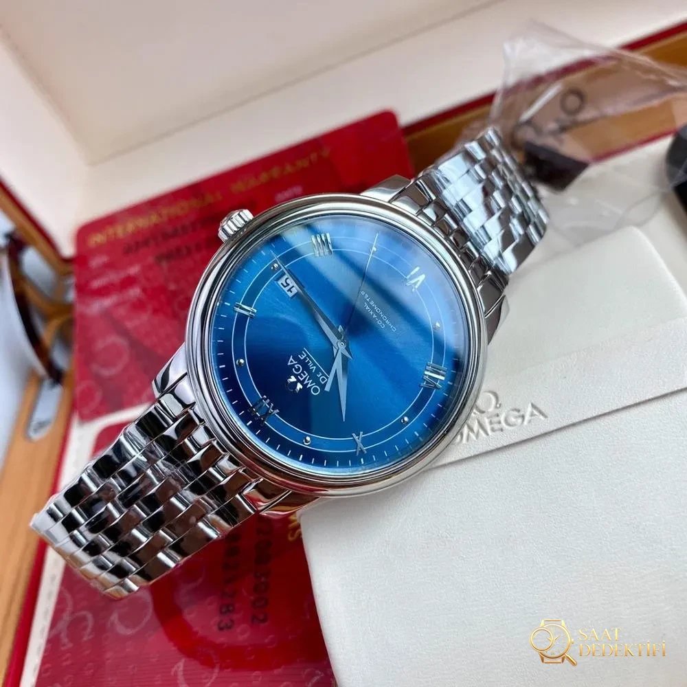 Moule original série Omega De Ville, ensemble complet, grand coffret cadeau adapté aux cadeaux - Bracelet, fermoir et mécanisme de clip
