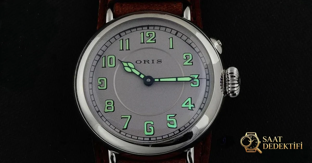 Oris Big Kurma Kolu 1917 Sınırlı Üretim Luminescent Kadran