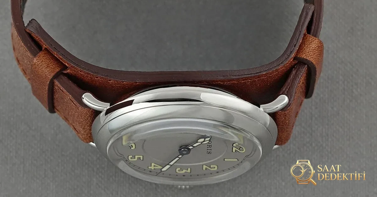 Oris Big Kurma Kolu 1917 Sınırlı Üretim Domed Safir Cam