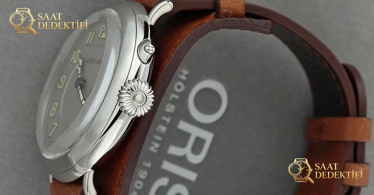 Oris Big Kurma Kolu 1917 Sınırlı Üretim Kurma Kolu ve İtme Butonu