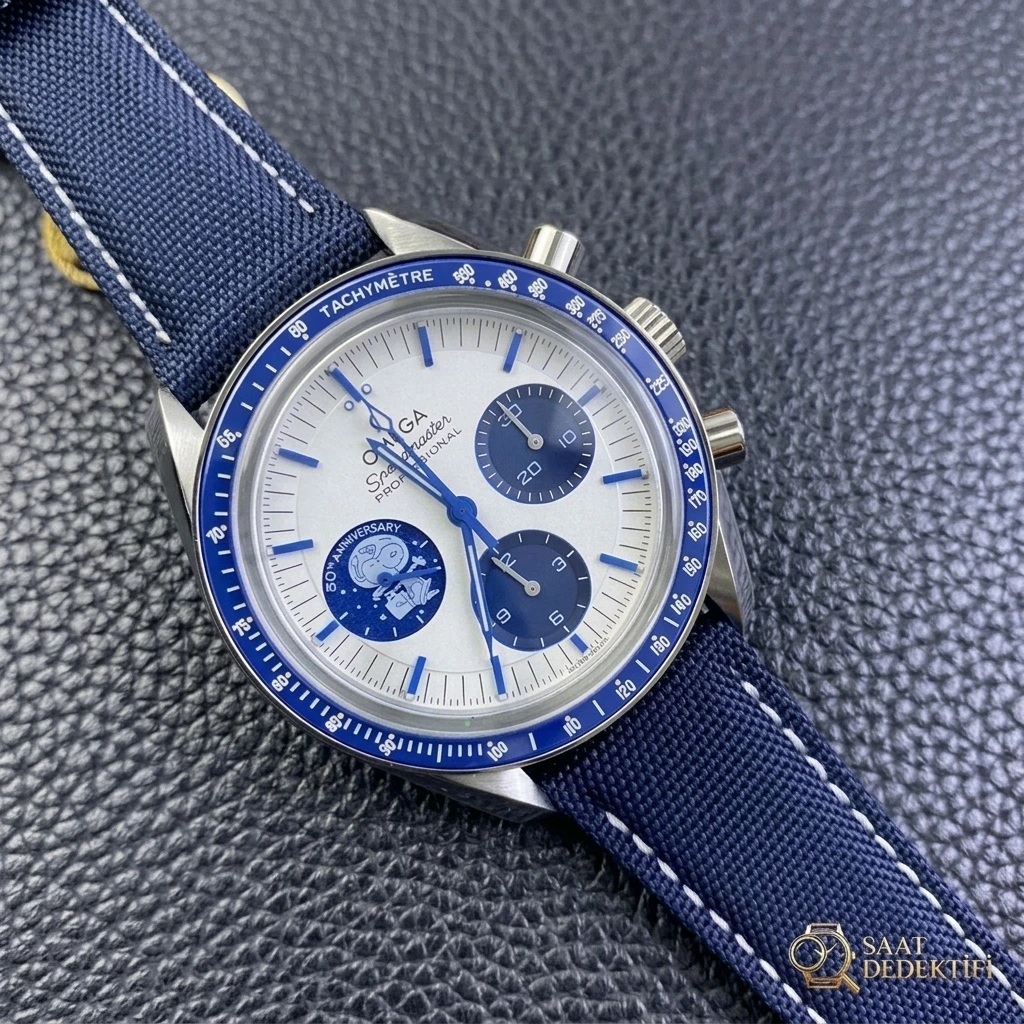 OS Factory Omega Snoopy Speedmaster kol saati detaylı incelemesi - Kasa Profili ve Kurma Kolu İncelemesi