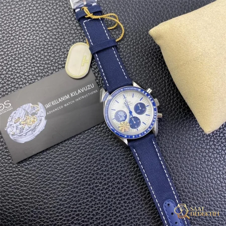OS Factory Omega Snoopy Speedmaster kol saati detaylı incelemesi - Arka Kapak ve Mekanizma Detayı