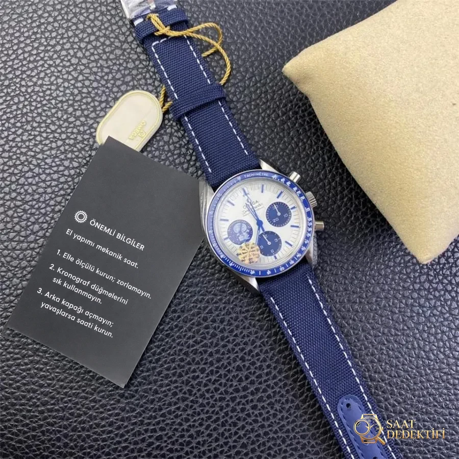 OS Factory Omega Snoopy Speedmaster kol saati detaylı incelemesi - Bilezik, Toka ve Klips Mekanizması