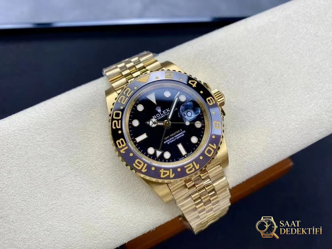 Rolex GMT-Master II 126718GRNR Gold Replica