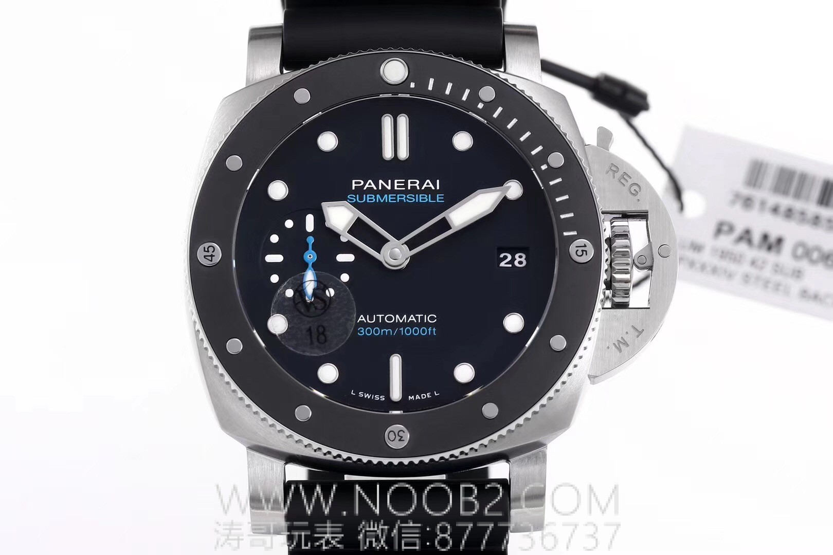 PAM01389'un küçültülmüş versiyonu: VS Panerai PAM683 seramik bezel 42 mm replika saat incelemesi — 4. fotoğraf