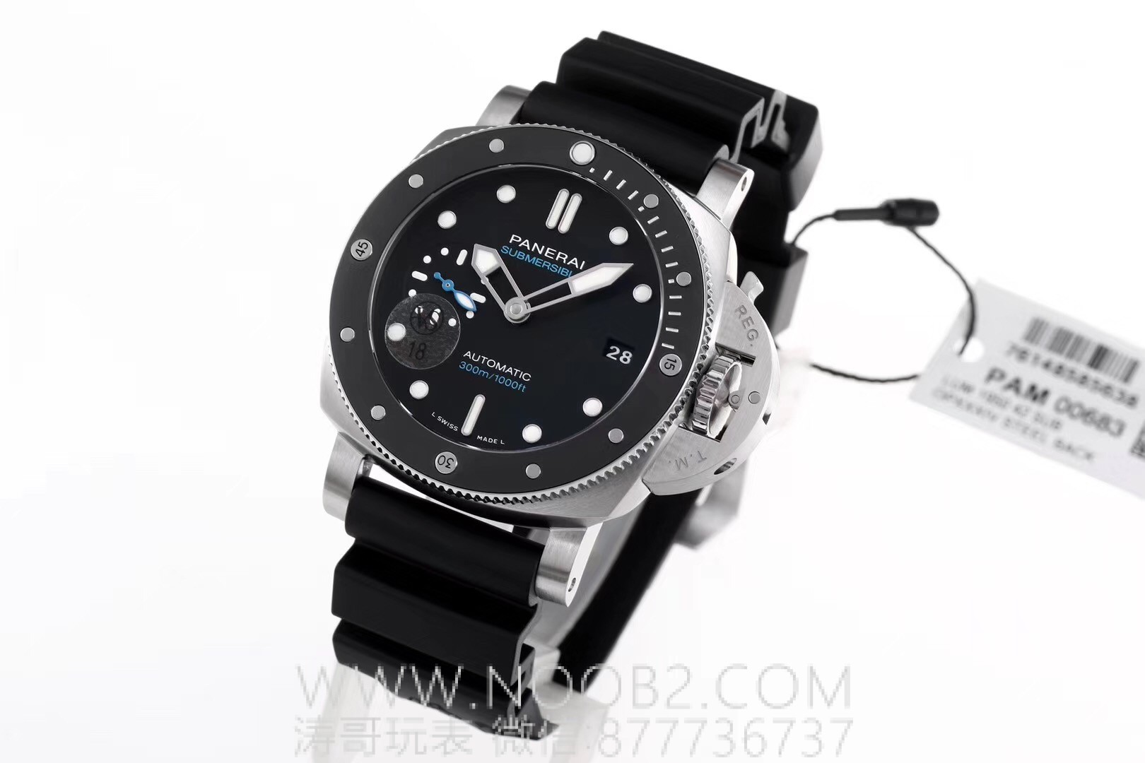 PAM01389'un küçültülmüş versiyonu: VS Panerai PAM683 seramik bezel 42 mm replika saat incelemesi — 5. fotoğraf