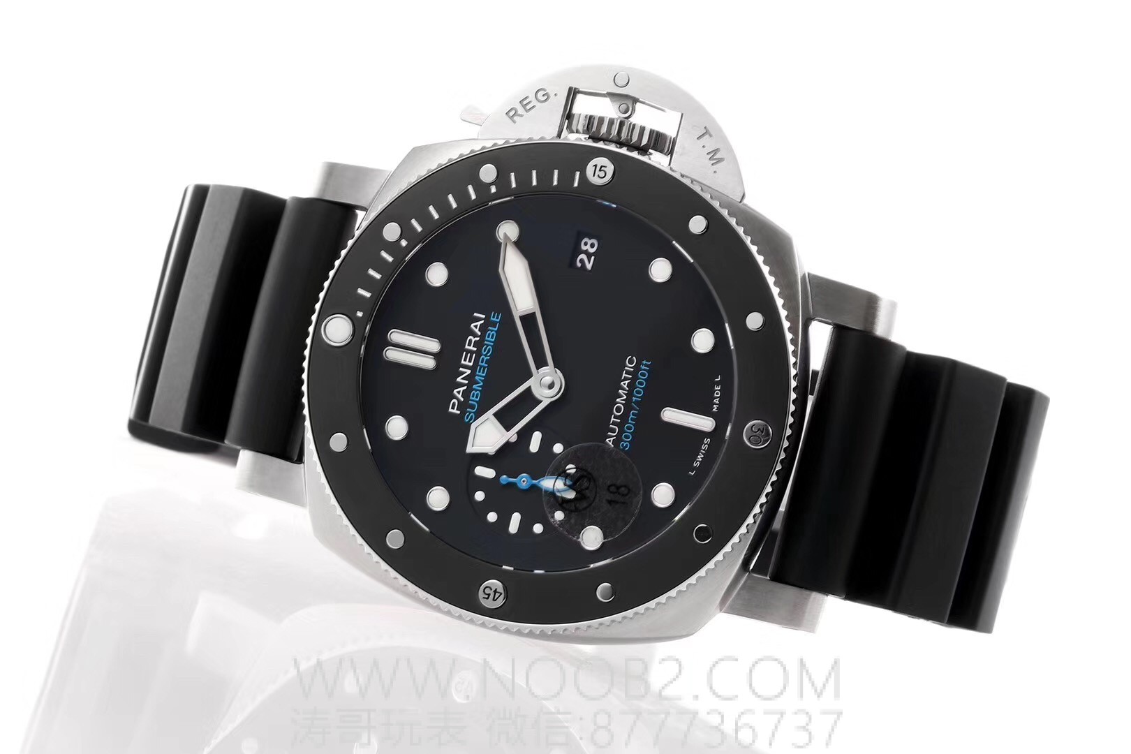 PAM01389'un küçültülmüş versiyonu: VS Panerai PAM683 seramik bezel 42 mm replika saat incelemesi — 9. fotoğraf