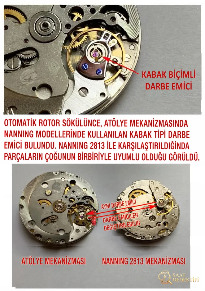 Panerai 441: Nanning mekanizmasından dönüştürülmüş tek kullanımlık mekanizma almamaya dikkat edin - Kasa Profili ve Kurma Kolu İncelemesi