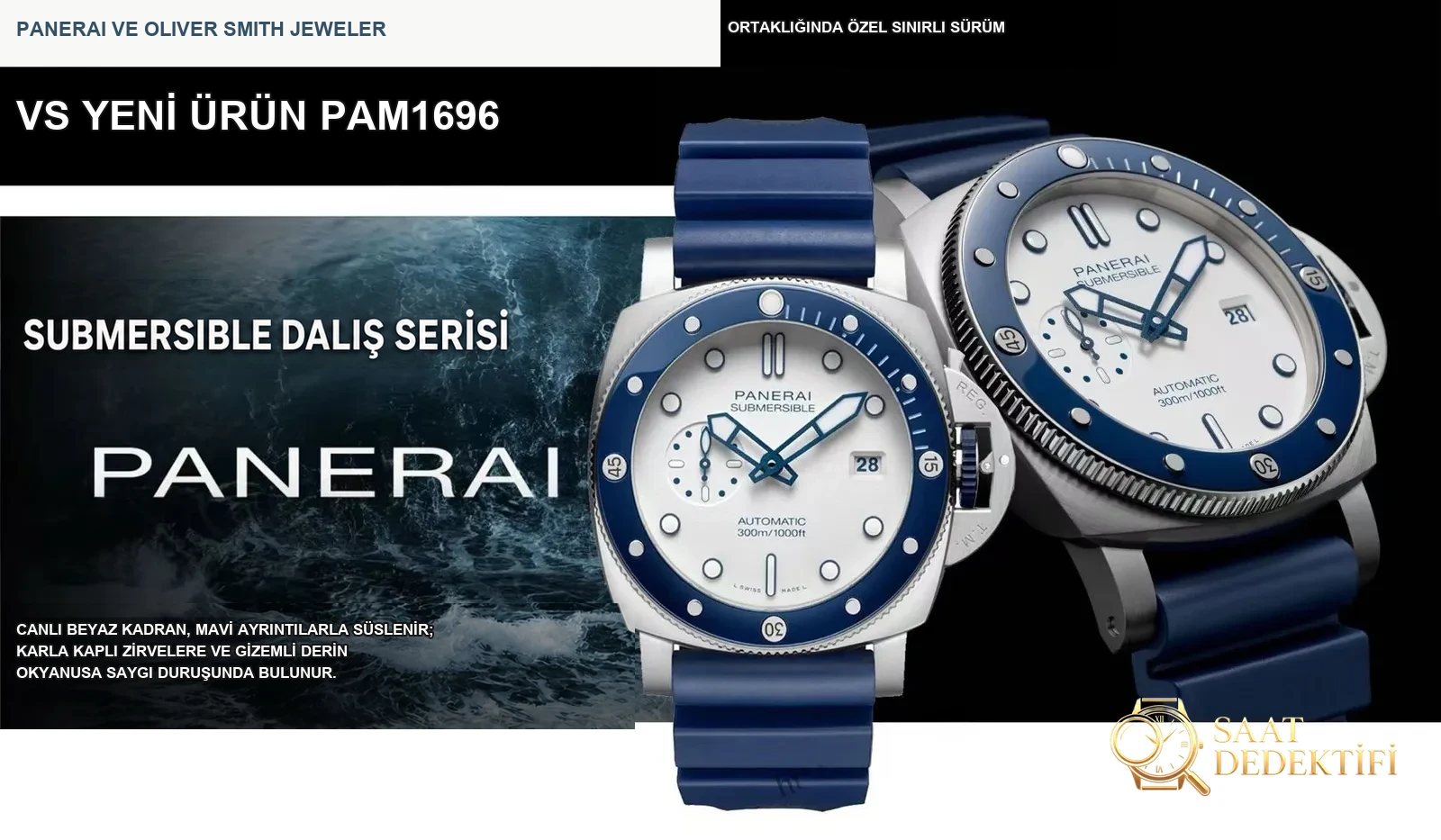 [Panerai × Oliver Smith Jeweler Sınır Ötesi İş Birliği] - Kadran Detayı ve Bezel İşçiliği