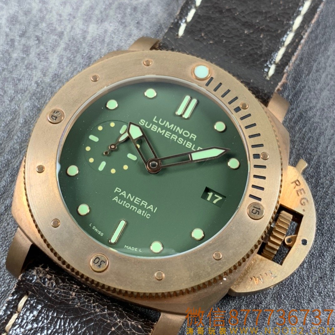 Panerai VS382 bronz saatin replikası nasıl? Nasıl yenilenir ve eskitilir? — 4. fotoğraf