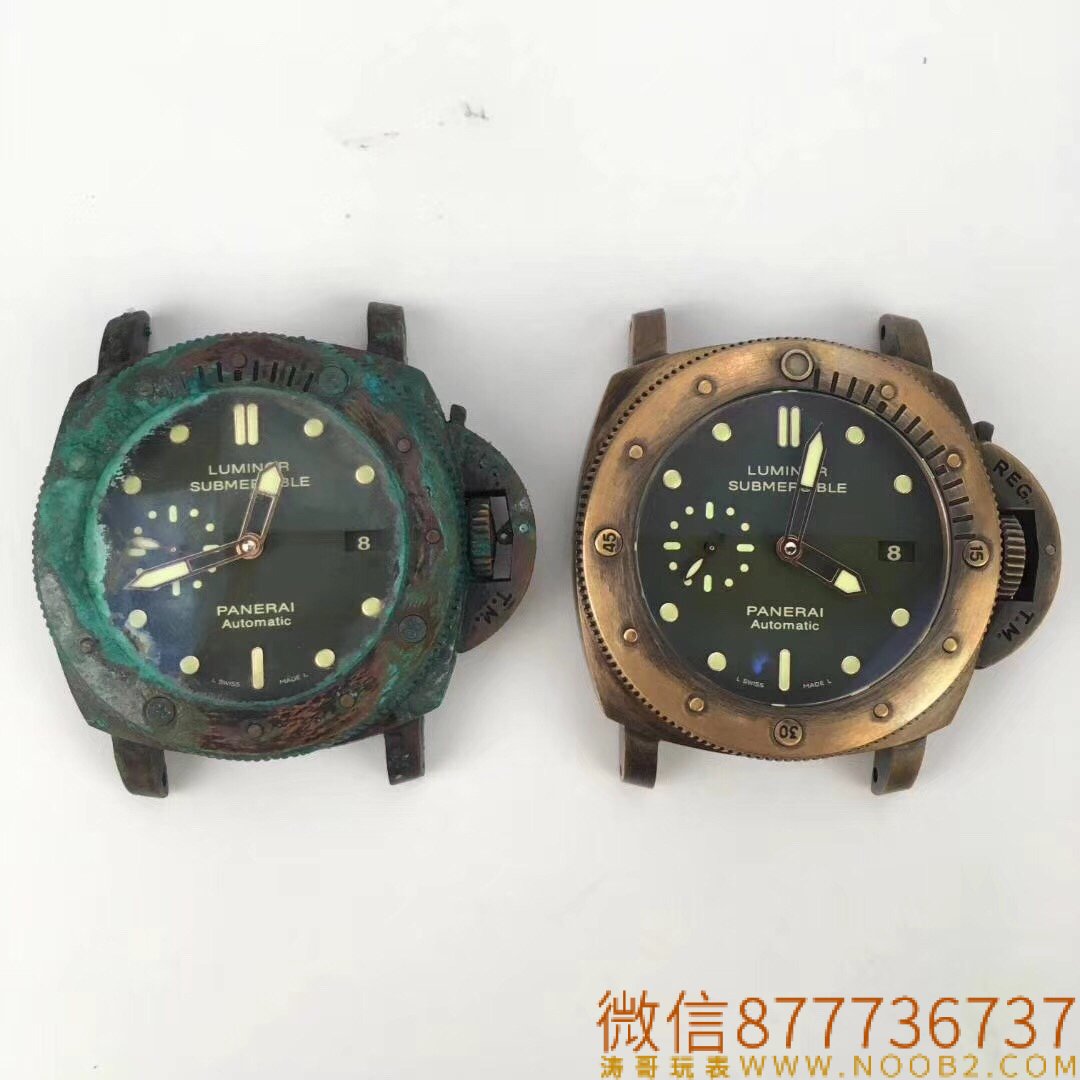 Panerai VS382 bronz saatin replikası nasıl? Nasıl yenilenir ve eskitilir? — 5. fotoğraf