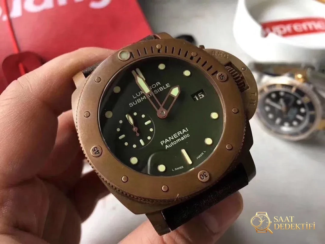 Panerai VS382 bronz saatin replikası nasıl? Nasıl yenilenir ve eskitilir? - Makro Kadran ve İndeks İşçiliği