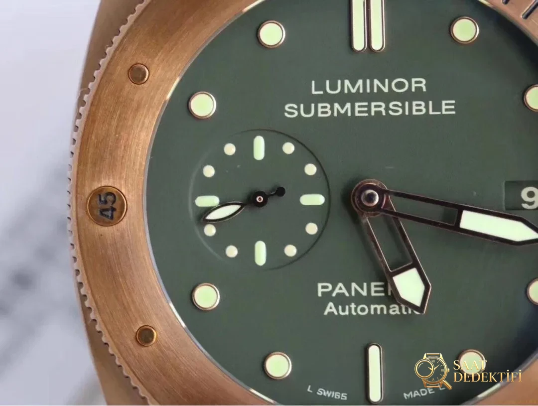 Panerai VS382 bronz saatin replikası nasıl? Nasıl yenilenir ve eskitilir? - Mekanizma Zemberek ve Balans Detayı